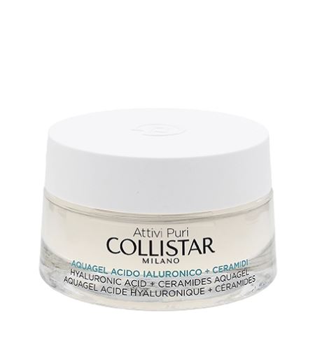 Collistar Attivi Puri Hyaluronic Acid + Ceramides hydratační krém-gel s rozjasňujícím účinkem s kyselinou hyaluronovou 50 ml