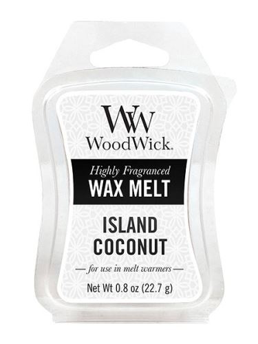 WoodWick Island Coconut vonný vosk 22,7 g