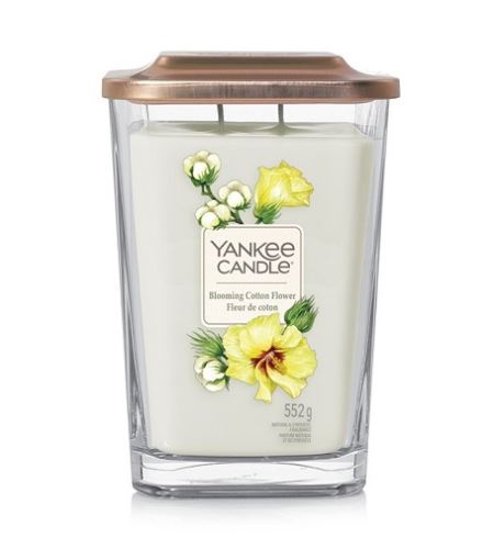 Yankee Candle Elevation Blooming Cotton Flower vonná svíčka 552 g