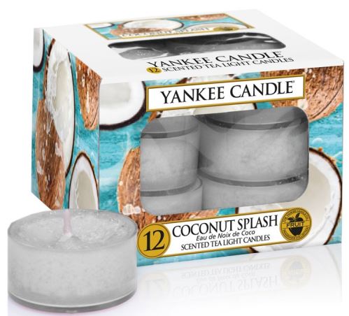 Yankee Candle Coconut Splash čajová svíčka 12 x 9,8 g