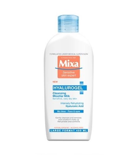 Mixa Hyalurogel cleansing micellar milk for dry to very dry skin 400 ml