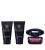 Versace Crystal Noir dárková sada pro ženy parfémovaná voda 50 ml + tělové mléko 50 ml + sprchový gel 50 ml