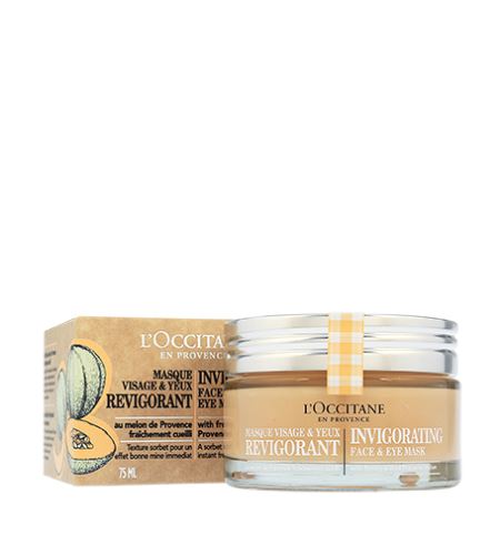 L'Occitane Invirogating Face & Eye Mask povzbuzující obličejová a oční maska 75 ml