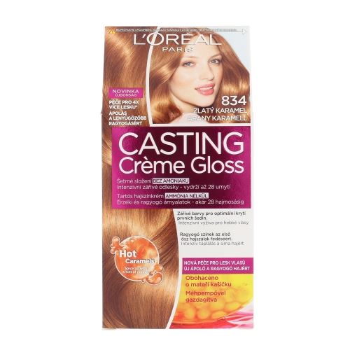 L'Oréal Paris Casting Creme Gloss hair color 834 Hot Caramel