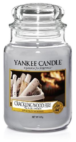 Yankee Candle Crackling Wood Fire vonná svíčka 623 g