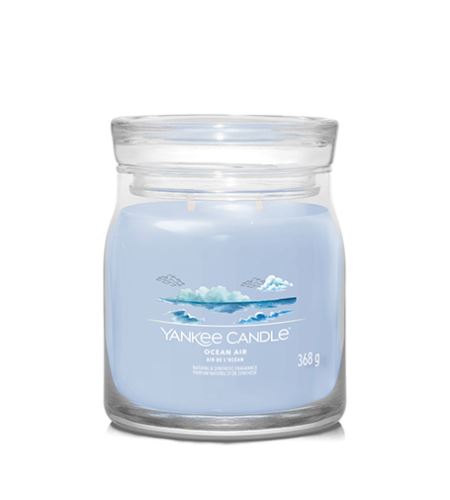 Yankee Candle Ocean Air signature svíčka střední 368 g