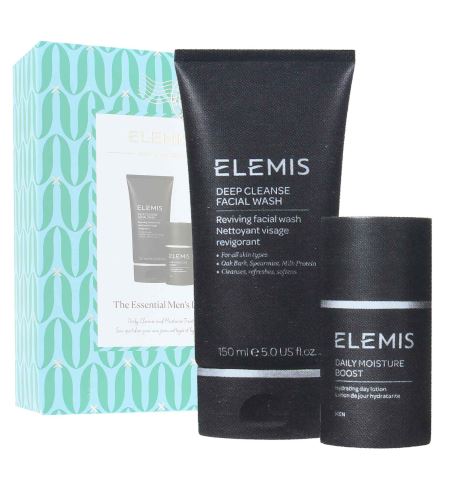 Elemis The Essential Men's Duo M (Cleanse Facial Wash 150ml + Daily Moisture Boost 50ml)