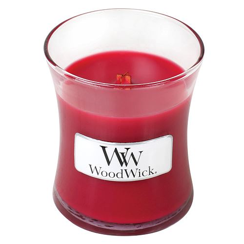 WoodWick Currant vonná svíčka s dřevěným knotem 85 g