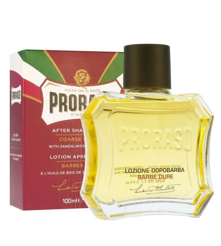 PRORASO Coarse Beards vyživující voda po holení 100 ml