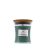 WoodWick Mint Leaves &amp; Oak vonná svíčka s dřevěným knotem 85 g