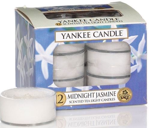Yankee Candle Midnight Jasmine čajová svíčka 12 x 9,8 g
