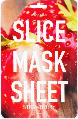 Kocostar Slice Mask Sheet moisturizing and cleansing mask 20 ml Strawberry