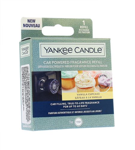 Yankee Candle Vanilla Cupcake vonný difuzér do auta náhradní náplň