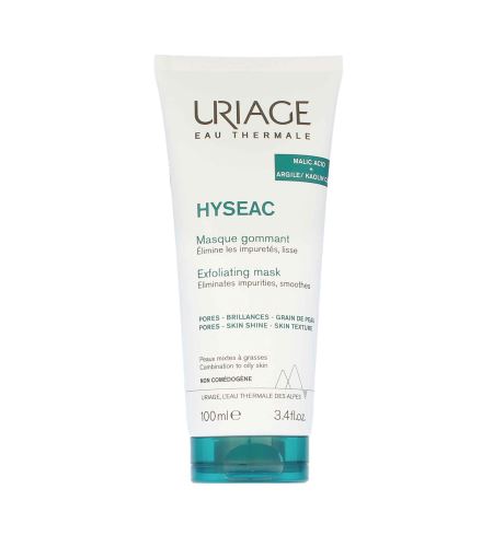 URIAGE Hyséac Exfoliating Mask peelingová maska pro mastnou a smíšenou pleť 100 ml
