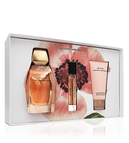 Narciso Rodriguez All Of Me dárková sada pro ženy parfémovaná voda 90 ml + parfémovaná voda 10 ml + tělové mléko 50 ml
