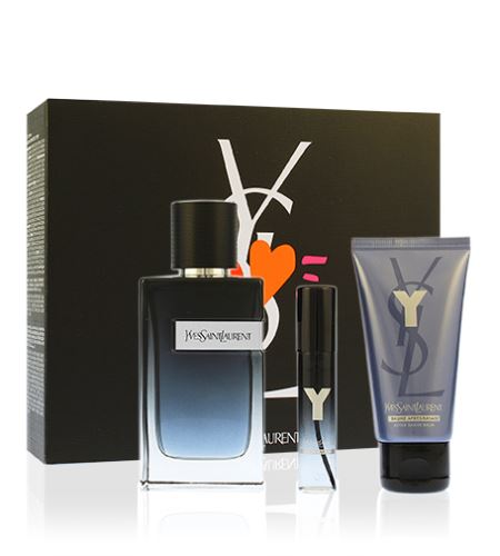 Yves Saint Laurent Y dárková sada pro muže parfémovaná voda 100 ml + balzám po holení 50 ml + parfémovaná voda 10 ml