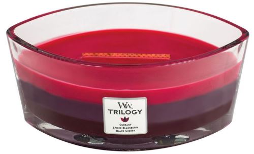 WoodWick Sun Ripened Berries scented candle with wooden wick 453,6 g
