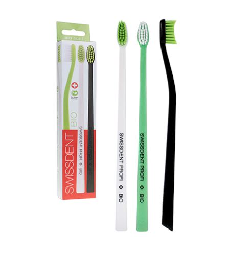 Swissdent Profi Bio zubní kartáčky soft 3ks
