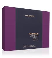 Al Haramain Amber Oud Dubai Night Geschenkset, Unisex-Parfümextrakt 75 ml + Parfümextrakt 30 ml + Körperspray 200 ml