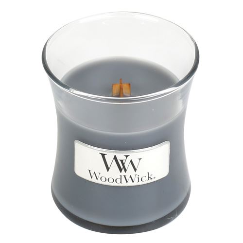 WoodWick Evening Onyx vonná svíčka s dřevěným knotem 85 g