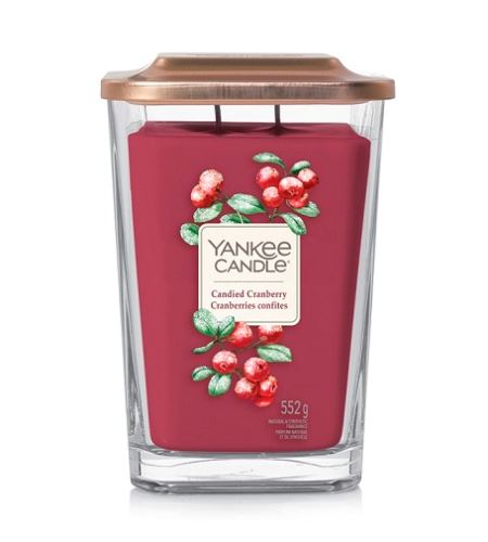 Yankee Candle Elevation Candied Cranberry vonná svíčka 552 g