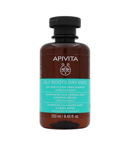 Apivita Oily Roots Dry Ends Shampoo šampon na mastné kořínky a suché konečky 250 ml
