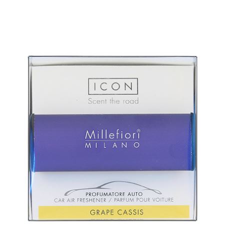 Millefiori Icon Classic Grape Casis vůně do auta     tmavě modrá