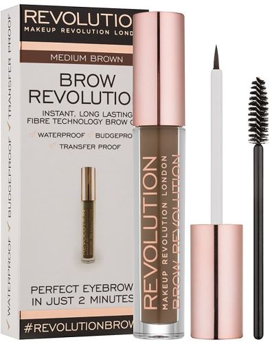 Makeup Revolution London Brow Revolution 3,8ml - Medium Brown