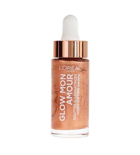 L'Oréal Paris Glow Mon Amour tekutý rozjasňovač 02 Loving Peach 15 ml