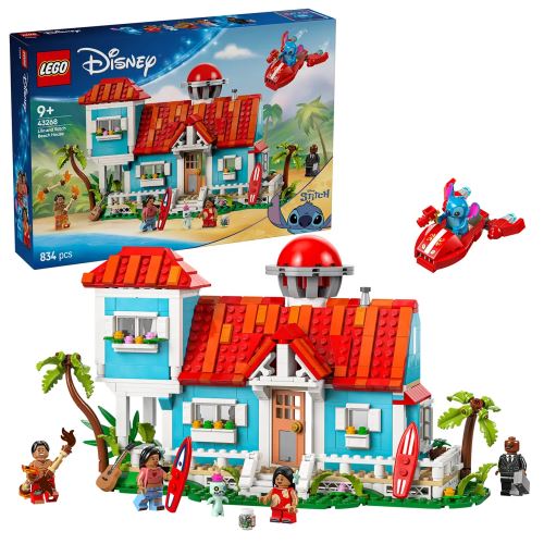 LEGO® │ Disney 43268 Lilo a Stitch a domek na pláži