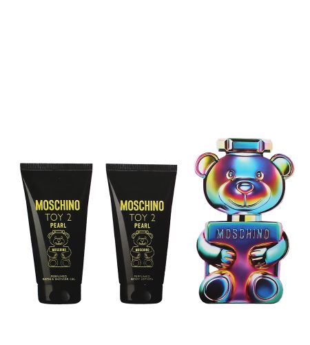 Moschino Toy 2 Pearl dárková sada unisex parfémovaná voda 50 ml + tělové mléko 50 ml + sprchový gel 50 ml