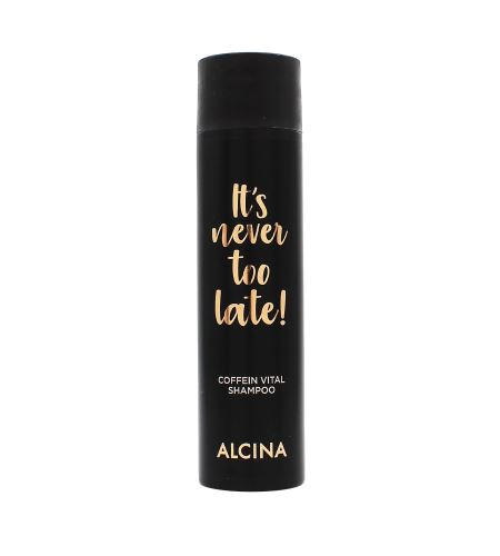 Alcina It's Never Too Late kofeinový šampon pro posílení vlasů 250 ml