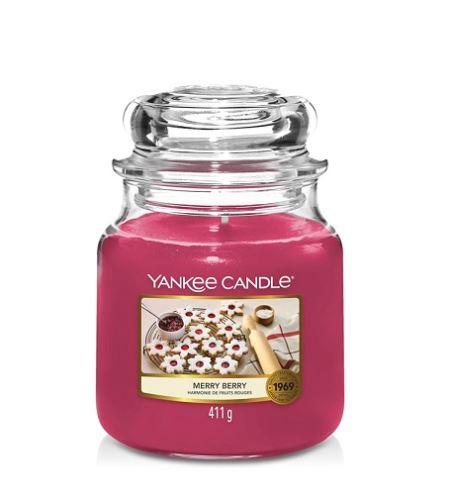 Yankee Candle Merry Berry vonná svíčka 411 g