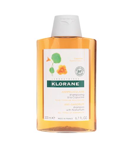 Klorane Nasturtium šampon s lichořeřišnicí proti lupům 200 ml