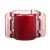 Linziclip Midi Hair Clip 1ks - Red Pearl Translucent