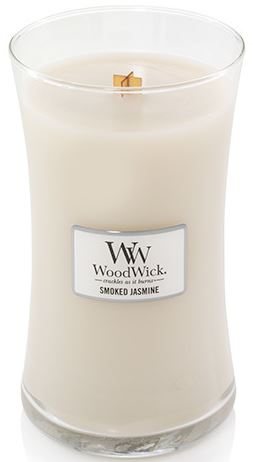 WoodWick Smoked Jasmine vonná svíčka s dřevěným knotem 609,5 g