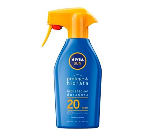 Nivea Sun Protect & Moisture sprej na opalování SPF 20 300 ml
