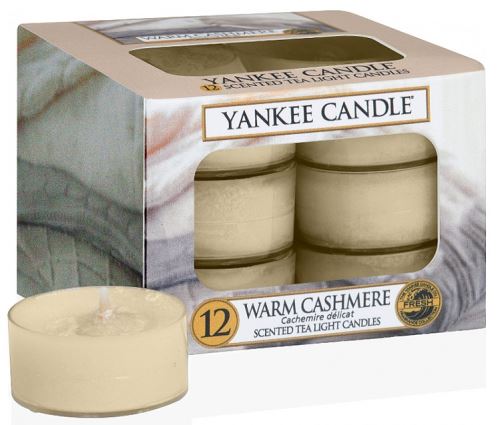 Yankee Candle Warm Cashmere čajová svíčka 12 x 9,8 g