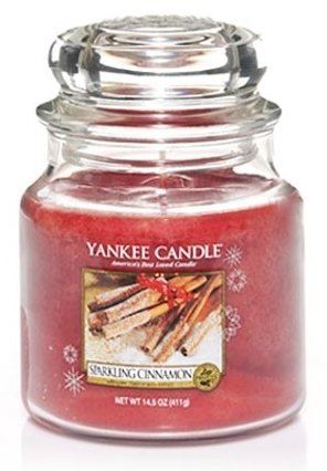 Yankee Candle Sparkling Cinnamon vonná svíčka 411 g