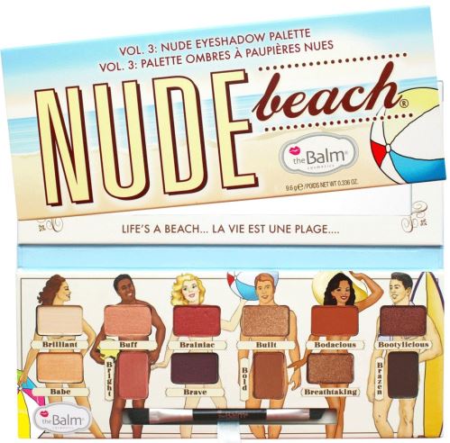 TheBalm Nude Beach eyeshadow palette 9,6 g