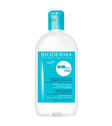 Bioderma ABCDerm H2O jemná čisticí micelární voda pro děti 500 ml