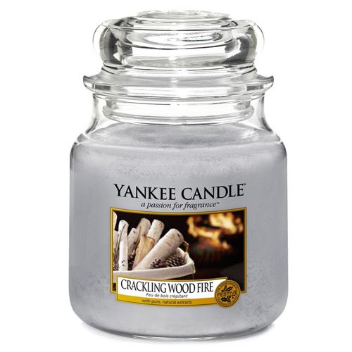 Yankee Candle Crackling Wood Fire vonná svíčka 411 g