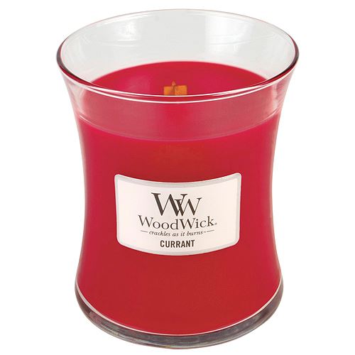 WoodWick Currant vonná svíčka s dřevěným knotem 275 g
