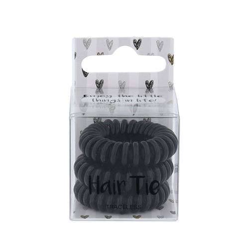 2K Hair Tie hair bands 3 ks Black