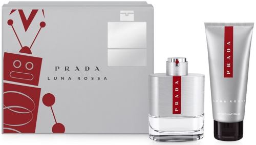 Prada Luna Rossa dárková sada pro muže toaletní voda 100 ml + balzám po holení 100 ml