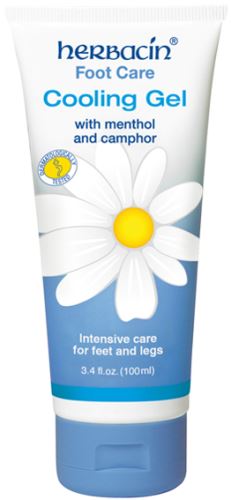 Herbacin Foot Care Cooling Gel with Menthol and Camphor 100ml