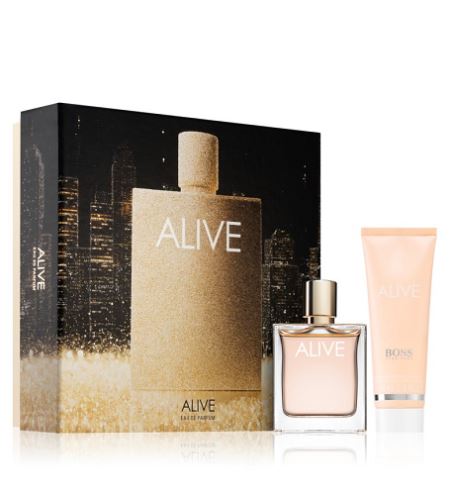 Hugo Boss Boss Alive dárková sada pro ženy parfémovaná voda 50 ml + tělové mléko 75 ml