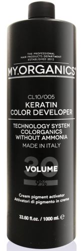 MY.ORGANICS Keratin Color Developer 30Vol vyvíječ barvy 1000 ml