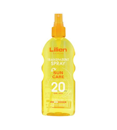 Lilien Sun Active transparentní sprej na opalování SPF 20 200 ml