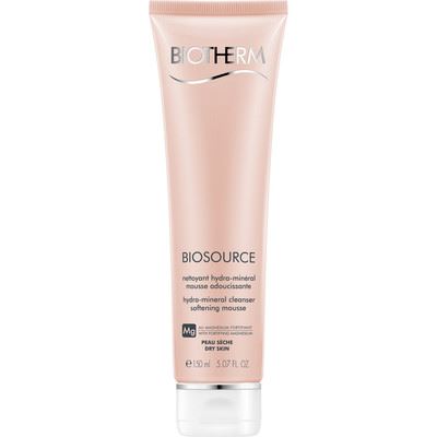 Biotherm Biosource čistící pěnivý krém pro suchou pleť 150 ml